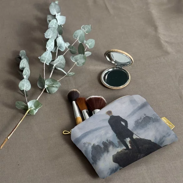 Kosmetyczka mini Wędrowiec nad morzem mgły Caspar David Friedrich
