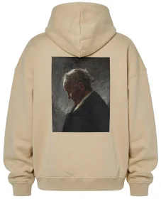 Bluza oversize Profil siwego staruszka Józef Mehoffer