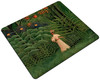 Woman Walking in an Exotic Forest