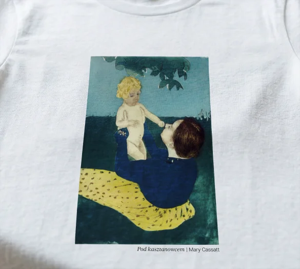 Koszulka z nadrukiem Pod kasztanowcem Mary Cassatt