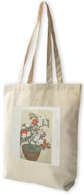 Torba z naszywką Azalia w doniczce Ohara Koson