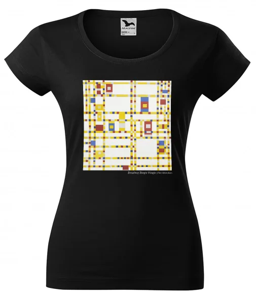 Bluzka damska Broadway Boogie Woogie Piet Mondrian