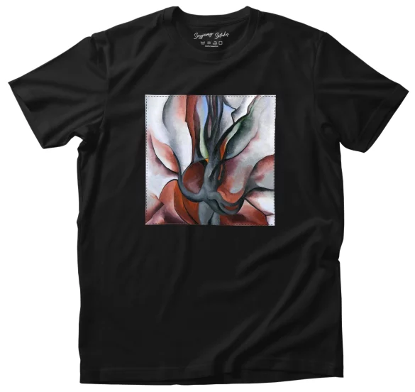 Koszulka z naszywką Jesienne drzewa Georgia O’Keeffe