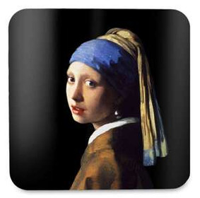 Podkładka pod kubek Dziewczyna z perłą Jan Vermeer