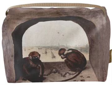Kosmetyczka kuferek Dwie małpy Pieter Bruegel starszy