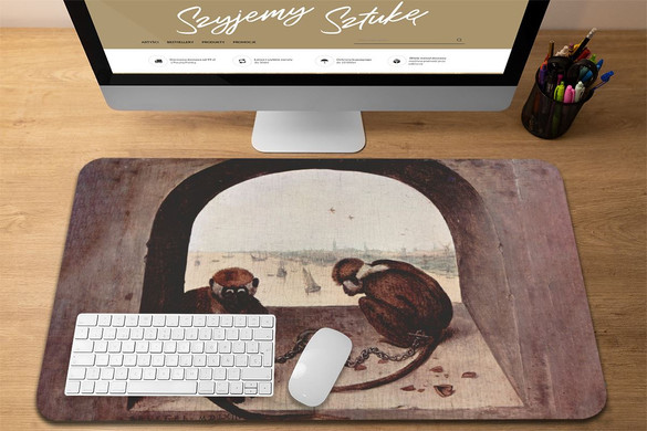 Podkładka Dwie małpy Pieter Bruegel starszy 60x40cm