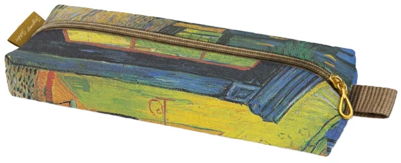Piórnik szkolny prostokątny Taras kawiarni w nocy Vincent Van Gogh