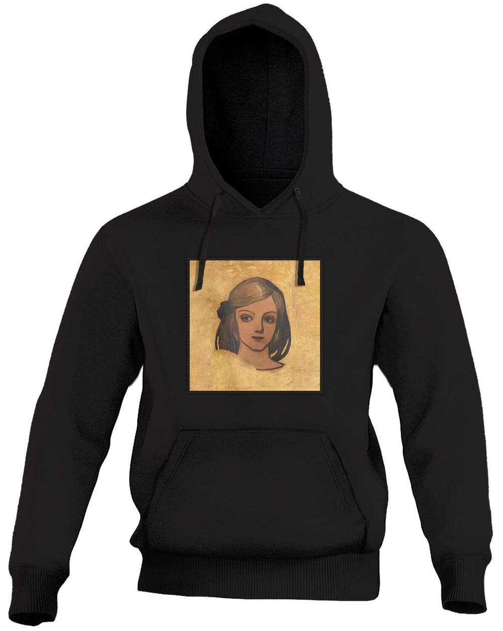 Bluza z naszywką Główka dziewczynki na złotym tle Józef Mehoffer