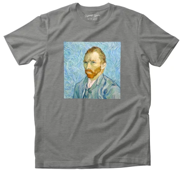 Koszulka z naszywką Autoportret (F627) Vincent Van Gogh