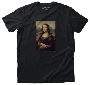 Koszulka z nadrukiem Mona Lisa Leonardo da Vinci