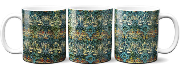 Kubek Paw i smok William Morris