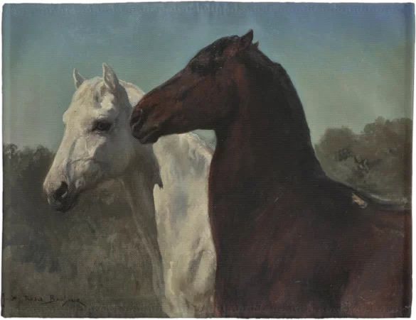 Podkładka na stół Dwa konie Rosa Bonheur