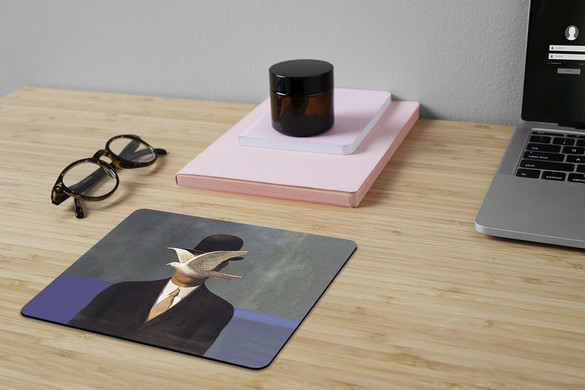 Podkładka Mężczyzna w meloniku René Magritte 24x19cm