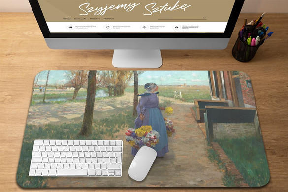 Podkładka Kwietna dziewczyna w Holandii George Hitchcock 60x40cm