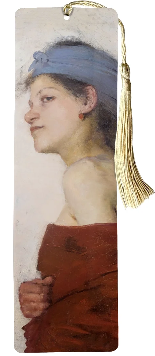 Zakładka do książki Portret kobiety - Cyganka Olga Boznańska