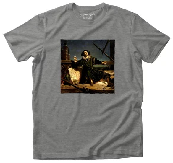 Koszulka z naszywką Astronom Kopernik, czyli rozmowa z Bogiem Jan Matejko