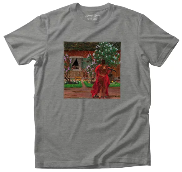 Koszulka z naszywką Thanatos Jacek Malczewski