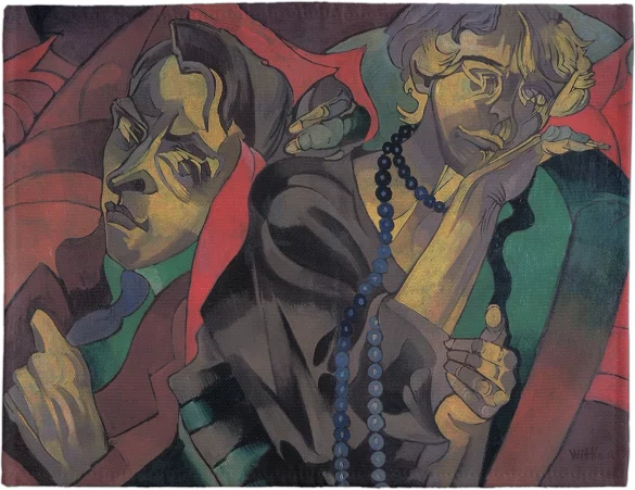 Podkładka na stół Dwie głowy Witkacy