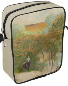 Torba Listonoszka Pejzaż z jarzębiną, część prawa tryptyku "Idź nad strumienie" Jacek Malczewski