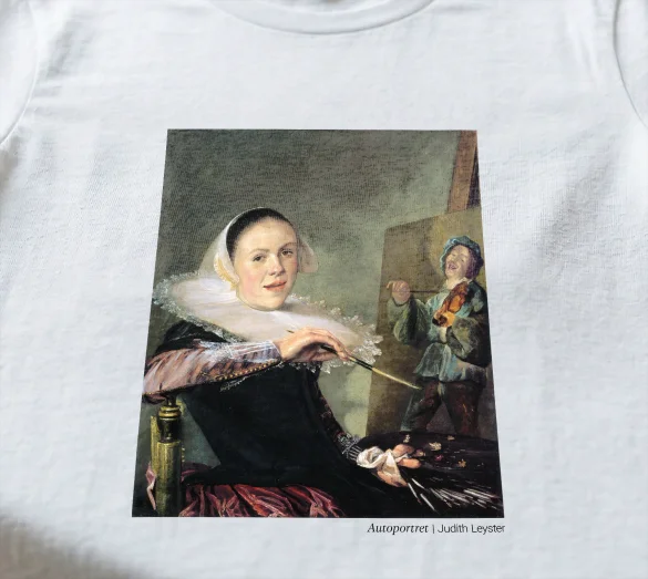 Koszulka z nadrukiem Autoportret Judith Leyster