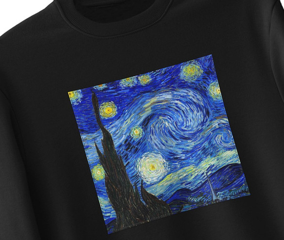 Bluza z naszywką Gwiaździsta Noc Vincent Van Gogh