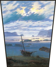 Ekran Morze Północne w świetle księżyca Caspar David Friedrich
