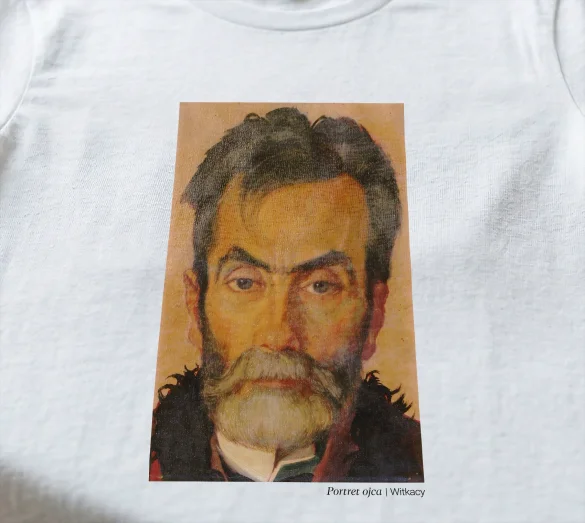 Koszulka z nadrukiem Portret ojca Witkacy