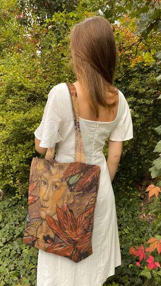 Torba na ramię shopper Portret Zofii Małeckiej Witkacy