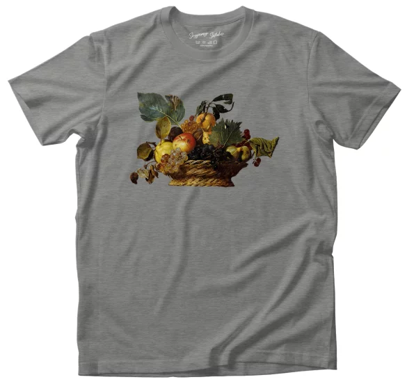 Koszulka Kosz z owocami Caravaggio