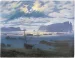 Podkładka na stół Morze Północne w świetle księżyca Caspar David Friedrich
