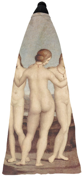 Piórnik trójkątny Trzy gracje Rafael Santi