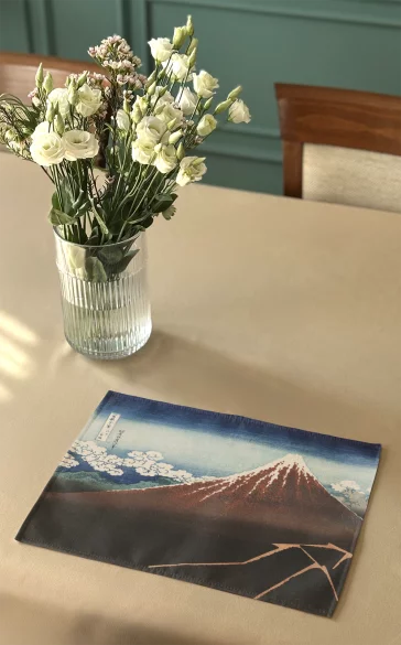 Podkładka na stół Ulewa pod szczytem Katsushika Hokusai