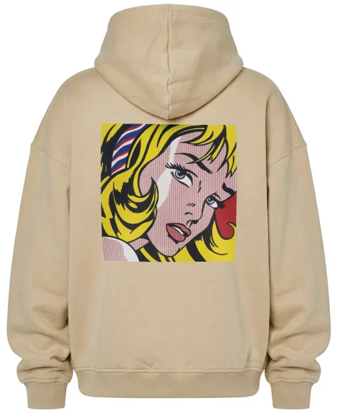 Bluza oversize Girl with Hair Ribbon Roy Lichtenstein