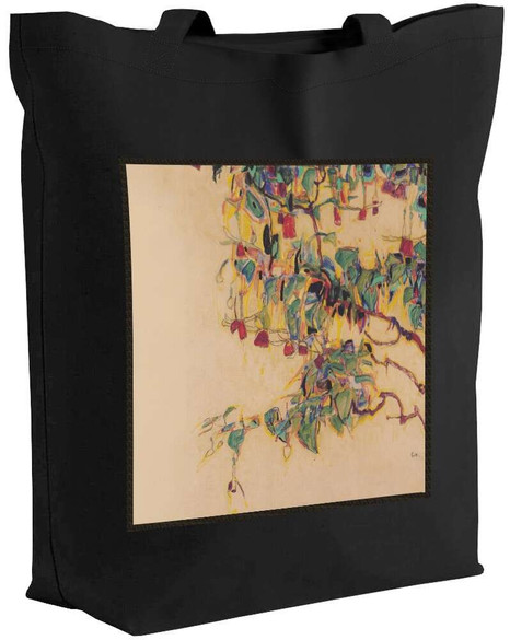 Torba z naszywką Fuchsia Branches (Sun Tree) Egon Schiele