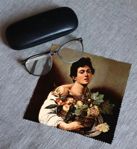 Ściereczka do okularów Chłopiec z koszem owoców Caravaggio