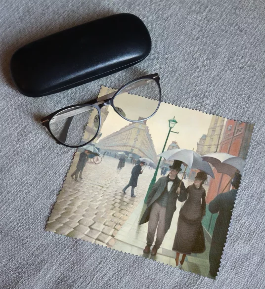 Ściereczka do okularów Paryż. Deszczowy dzień Gustave Caillebotte