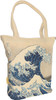 Torba na ramię shopper Wielka Fala w Kanagawie Katsushika Hokusai