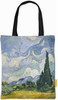 Torba na ramię Pole pszenicy z cyprysami Vincent Van Gogh