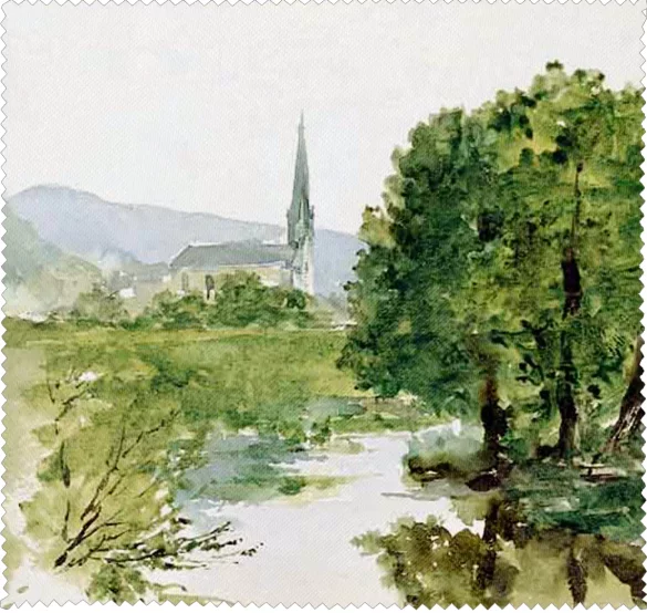 Ściereczka do okularów Pejzaż Anna Bilińska-Bohdanowiczowa