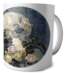 Kubek Róże i orchidee Mikhail Aleksandrovich Vrubel