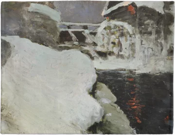 Podkładka na stół Młyn zimą Ferdynand Ruszczyc