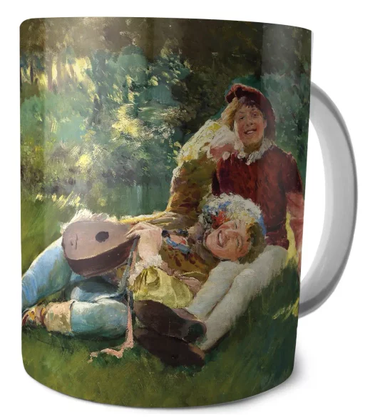 Kubek Wesołe pacholęta Leon Wyczółkowski