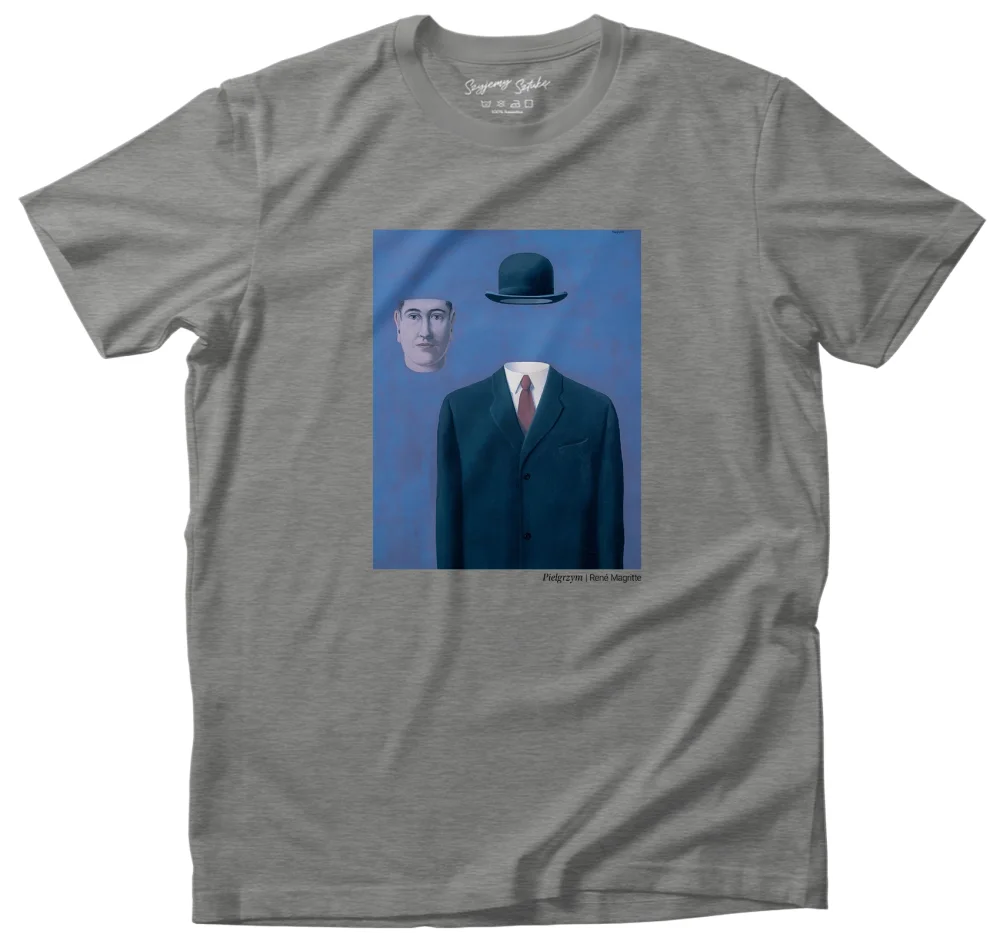Koszulka z nadrukiem Pielgrzym René Magritte
