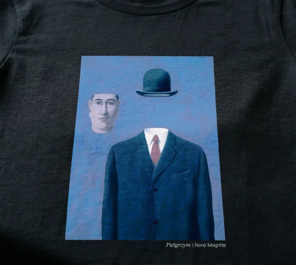 Koszulka z nadrukiem Pielgrzym René Magritte