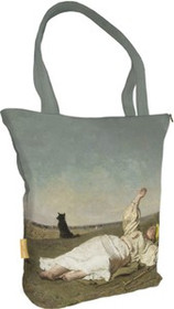 Torba na ramię shopper Babie lato Józef Chełmoński