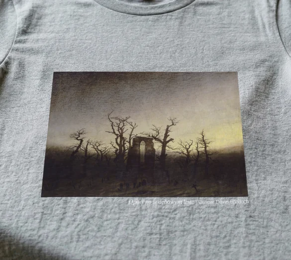 Bluzka damska Opactwo w dębowym lesie Caspar David Friedrich