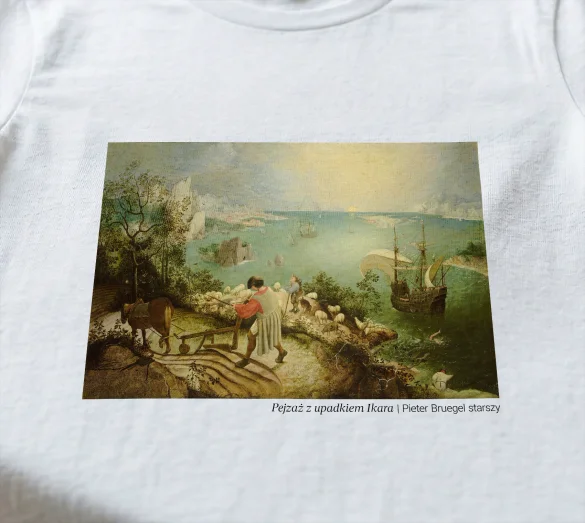 Bluzka damska Pejzaż z upadkiem Ikara Pieter Bruegel starszy