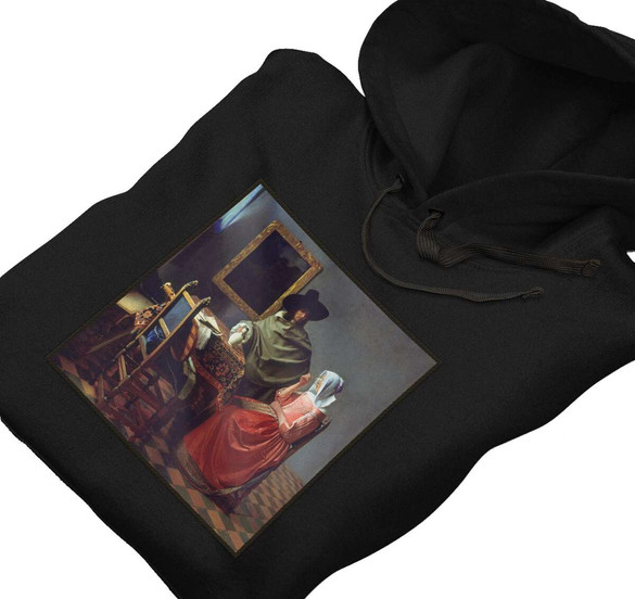 Bluza z naszywką Kieliszek Wina Jan Vermeer