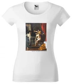Bluzka damska Batszeba w swojej kąpieli Artemisia Gentileschi