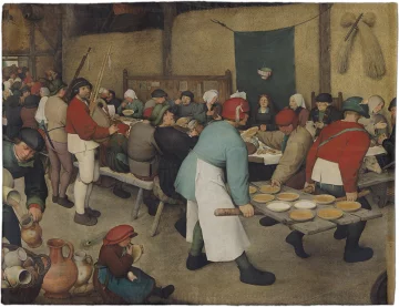 Podkładka na stół Chłopskie wesele Pieter Bruegel starszy